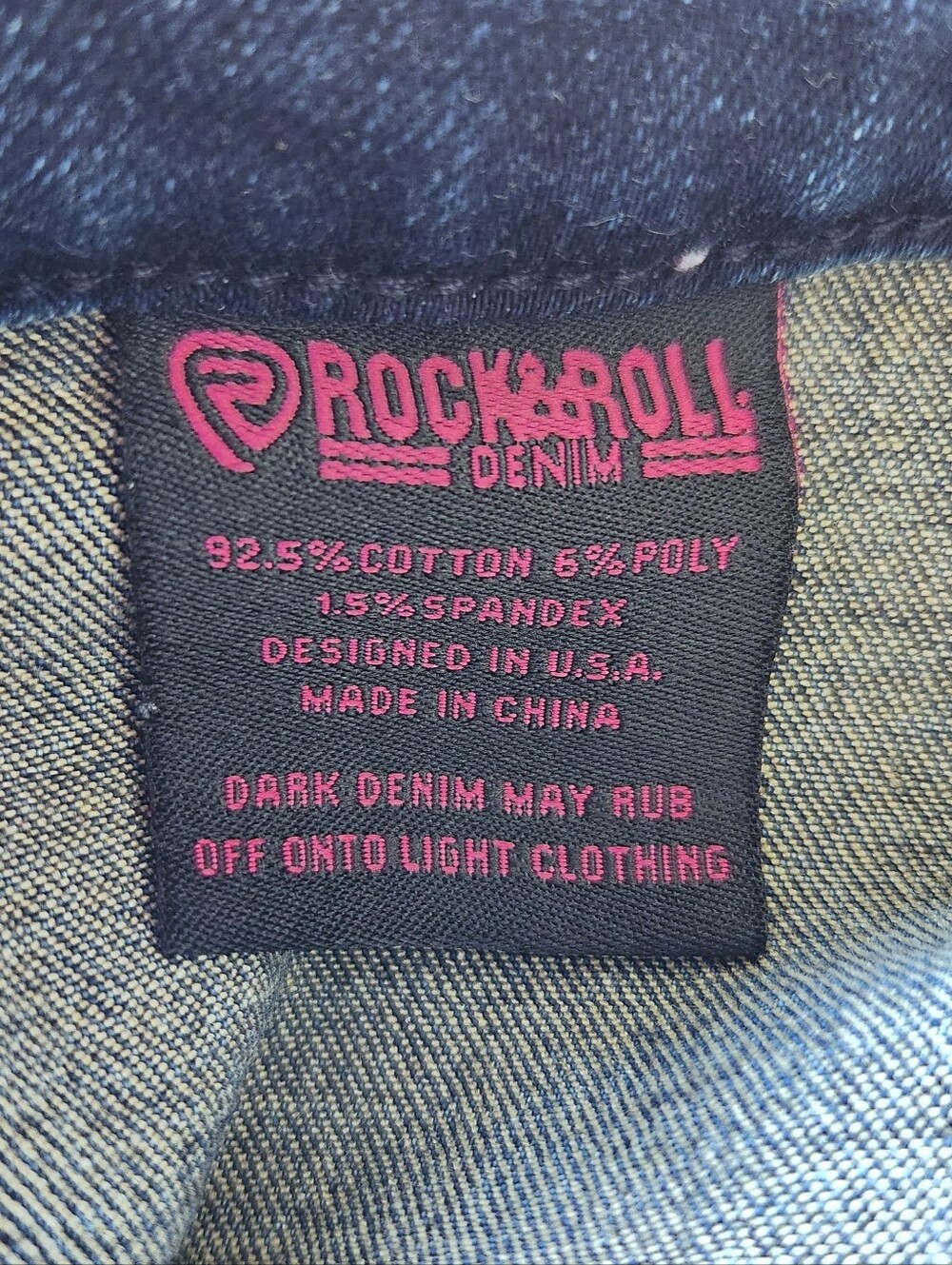 Rock & Roll Cowgirl "High Rise Bell Bottom Jean" Flare Blue | Women's Size 29 - Picture 13 of 15